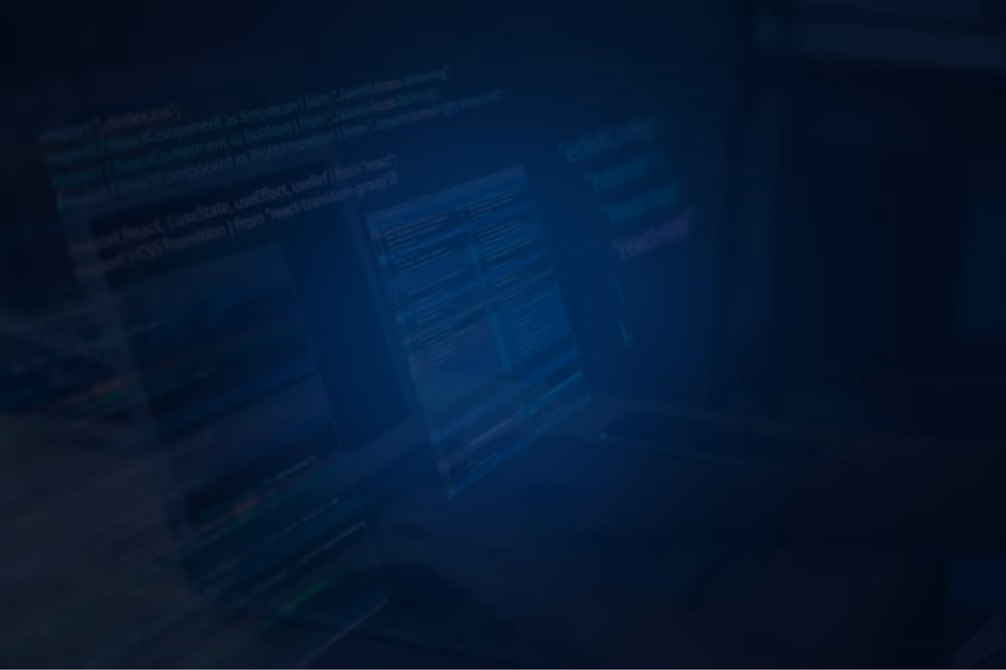 Desarrollador de SAIOLab escribiendo código — agencia de desarrollo web